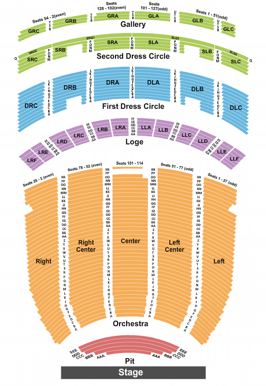 Fabulous Fox Theatre Buena Vista Social Club Seating Chart